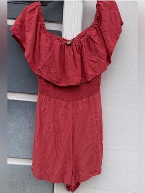 ASOS Kids Ruffled Bodysuit in Red